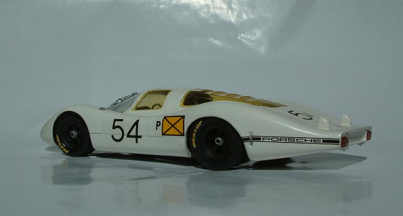 6maj08 026.JPG - Porsche 908LH 1968 Daytona winner. Modified 1/24 scale LeMans Miniatures resin kit with homemade decals.